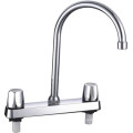 ABS Basin Mixer with Chrome Finished (JY-1036)